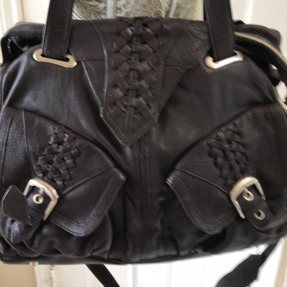 Junior Drake leather handbag with double straps. EUC - Picture 11 of 15